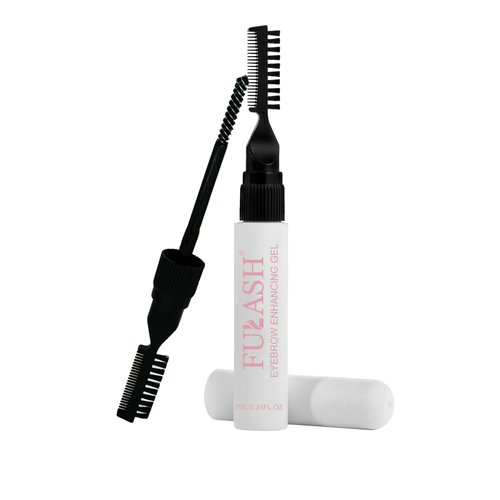 Fulash Brow Gel, Eyebrow Glue, Eyebrow Setting Gel for Grooming, Defining & Separating, Long-Lasting, Vegan & Cruelty-Free for Women, Gifts for Mom, Clear 7ML