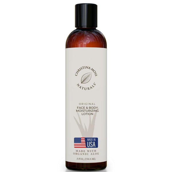 Unscented Body Lotion for Dry Skin, Hydrates & Nourishes with Clean, Pure Ingredients, Can Help Soften Hands, Feet, Elbows and Body, Plant Based, 8 oz