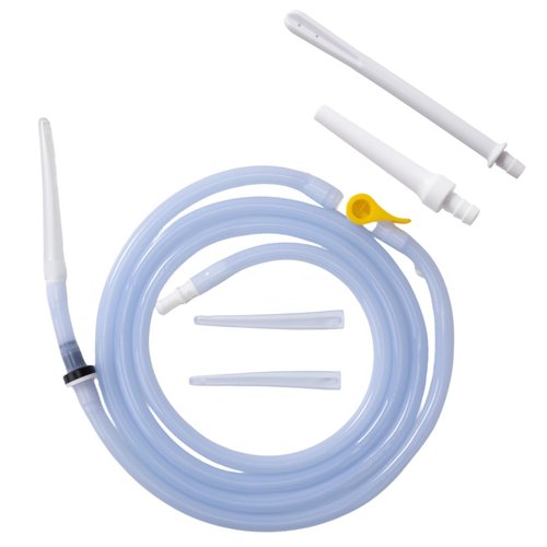 Enema Kit Replacement Part（2-Piece Set） Silicone Enema Hose Colon Cleansing Accessories