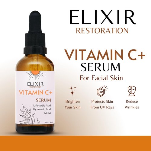 Elixir Restoration Vitamin C Face Serum, 1 Fl Oz (Pack of 1)