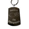 Hat Shark Lemons Fix Everything - Luggage Metal Chain Necklace Military Dog Tag