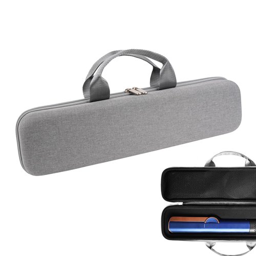 LUEXBOX Travel Case Compatible with Airstrait Straightener, Airstrait HT01 Carrying Case Hair Straightener PU-Hard Shell Storage Bag for Home Vacation, Compatible with Airstraight Travel Case