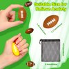 30 Pcs Mini Football Stress Ball 2.2 Inches Mini Foam Sports Ball Stress Anxiety Relief Balls Toy for Footballs Party Favors, Gift Bag Fillers, School Carnival Reward Supplies