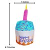 ROYALTY ESSENTIALS Pet Dog Birthday Cake Cupcake Plush Squeaker Toy Dog Cat Supplies Gifts Gift (Birthday Cake)