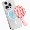 Magnetic Suction Phone Mount for MagSafe Case,iPhone Sticky Grip Compatible with MagSafe,Strong Grip Holder for Selfies & Videos, Hands-Free Mirror Shower Phone Holder Mount for TikTok/Video/Selfies