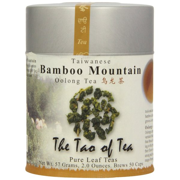 The Tao of Tea, Bamboo Mountain, Handcrafted Taiwanese Oolong Tea, 2-Ounce Tins (Pack of 2)