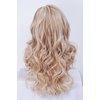 Gerulyss Long Blonde mix Brown Wig for Women Retro Wavy Wig with bangs Costume Wig for Halloween,Daily Use