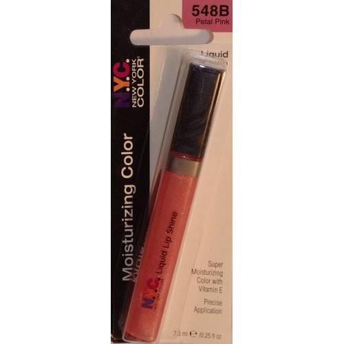 N.Y.C. New York Color Liquid Lip Shine Lip Gloss - Petal Pink 548