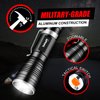 Tokeyla LED Tactical Flashlight Bright,3Modes High Lumens,Zoomable,Everyday Small Flashlights Powerful for Camping Accessory,Emergency,Only Flashlights(2PACK)