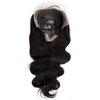 H&W Wigs Body Wave Lace Front Wigs Human Hair Pre Plucked Glueless 13x4 Lace Frontal Wigs Human Hair with Baby Hair 150% Density Natural Black Hair Color for Women 22 inch