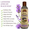 OKAY AFRICAN BLACK SOAP LIQUID with LAVENDER 8oz / 237ml