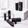 BENECREAT 80 Pack 3.5x0.8x0.8" Black Kraft Paper Lipstick Box Lip Balm Kraft Box for Birthday Festival Gift Packing