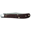 Case WR XX Pocket Knife Brown Synthetic Barehead Slimline Trapper Item #135 - (61048 SS) - Length Closed: 4 1/8 Inches