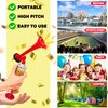 ArtCreativity Mini Air Horn Pump, Set of 3, 10 Inch Noisemakers for Sporting Events, Parties, Celebrations, Fun Birthday Party Favors and Goodie Bag Fillers for Kids and Adults