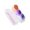 The Crème Shop Next Gen Makeup Blender Trio | Makeup Sponges for Foundation | Makeup Sponge Set | Classic, Tri-Cut, Double Edged Beauty Blender Sponge (Set of 3)