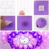 156 PCS Double Sided Adhesive Dots, Removable Clear Sticky Putty No Trace Round Adhesive Putty for Wax Seal Kit Wall Hanging Festival Decoration (10mm +15mm)