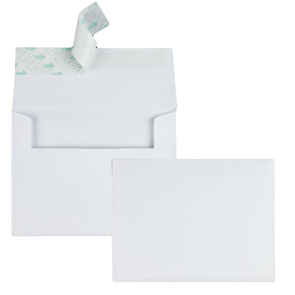 A2 Invitation Envelopes with Self Seal Closure, 4-3/8" x 5-3/4", 24lb White, Quarter Fold Sized Envelopes Ideal for Invitations, Photos, Wedding Announcements, RSVPs and Greeting Cards, 100 per Box (10740)