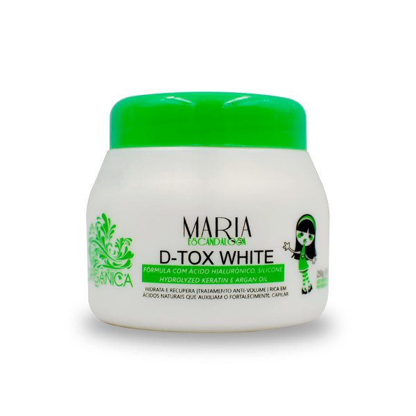 Maria Escandalosa | D-Tox White Hair Treatment | 0% Formalin | For Shine And Flexibility | 250 gr / 8.81 oz.