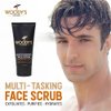 Woody's Multi-Tasking Face Scrub, Hydrating Cleanser and Exfoliant for Men, 5 Fl Oz