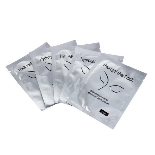 AHIER 250 Pairs Set Eyelash Extension Eye Pads, Hydrogel Eye Pads for Lash Extensions, DIY False Eyelash Extensions Lint Free Eye Gel Pads Makeup Supplies