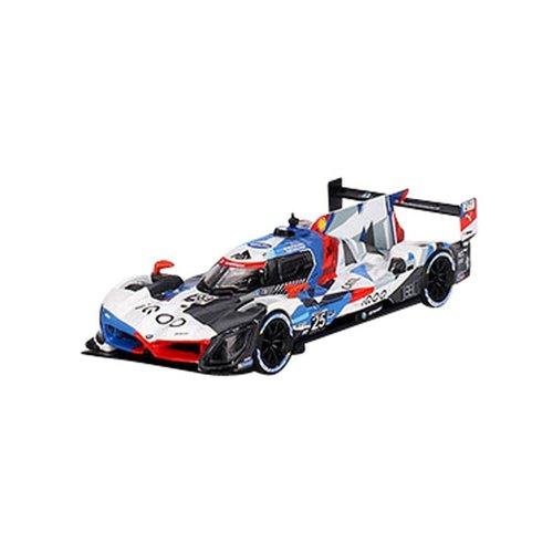 M Hybrid V8#25 Connor De Phillippi Sheldon Van der Linde Nick Yelloly M Team RLL 2nd Place 12 Hours of Sebring 2023 Limited Edition 3960 Pieces Worldwide 1/64 Diecast Model Car Mini GT MGT00709