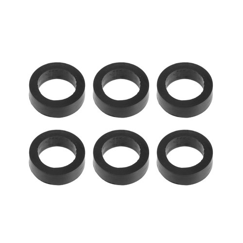 Hihaha 16636-0B010 Fuel Injector Seal O-Ring for Nissan Frontier 1999-2004 / Injector Lower Insulator/Durable / 6 Pcs Black