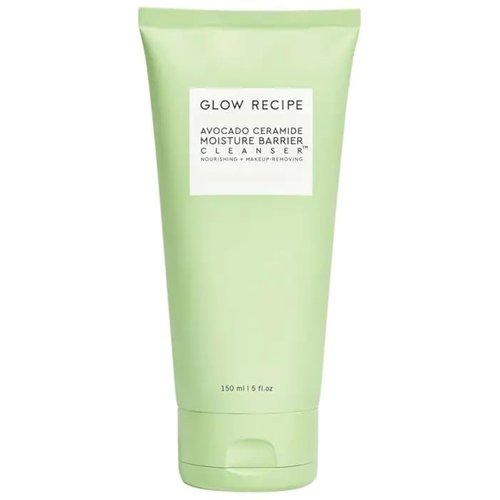 Glow Recipe Avocado Ceramide Moisture Barrier Face Cleanser - Hydrating Facial Cleanser for Dry Skin - Daily Makeup Remover & Gentle Face Wash with Avocado Oil for Skin Barrier Repair (150ml)