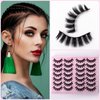 SQYlashes Natural Lashes Wispy Cat Eye False Eyelashes Short - 14 Pairs, G81