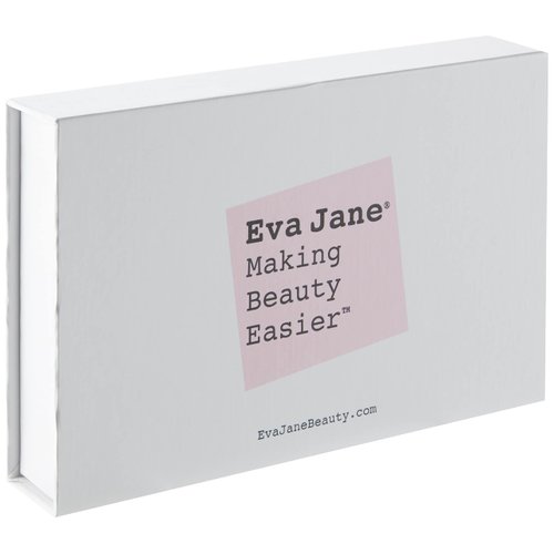 EVA JANE Roller & Massage Stone Set Gua Sha Facial Skin Care Anti-Aging Relaxation Tool for Face, Neck & Body (Black Obsidian)