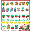 32 PCS Christmas Mini Pop Fidget Toys Pack, Party Favors, Christmas Stocking Stuffers, Pop Keychain Toys, Sensory Toys, Xmas Goodie Bag Stuffers Bulk for Kids Girls Boys, Classroom Prizes