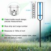 Rain Gauge, Freeze Proof Rain Gauge Outdoor with Stake, Upgrade Water Rain Meter, Rain Measure Gauge for Yard, Adjustable Rain Gauges Outdoors Best Rated, Detachable Rain Gauge for Lawn,Garden