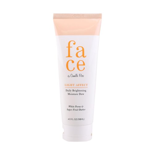 Camille Rose Light Affect Daily Brightening Moisture Dew Face Moisturizer, with Aloe Vera and Shea Butter for all Skin Types, 4 fl oz