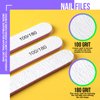 FANDAMEI Nail Buffers and Files, Nail Tools kit with 3PCS Rectangular Nail Buffer Block, 3PCS 100/180 Nail Files and 1PCS 1000/4000 Nail Buffer. Professional Nail Buffer File Kit for Nail Care