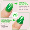 Makartt 100pcs Nail Protector, Gel Nail Polish Protector For Fingers, Peel Off Barrier, Skin Cuticle Protector For French Nail Stickers Stamp Painting Manicure Nail Art Supplies Accessories Design DIY