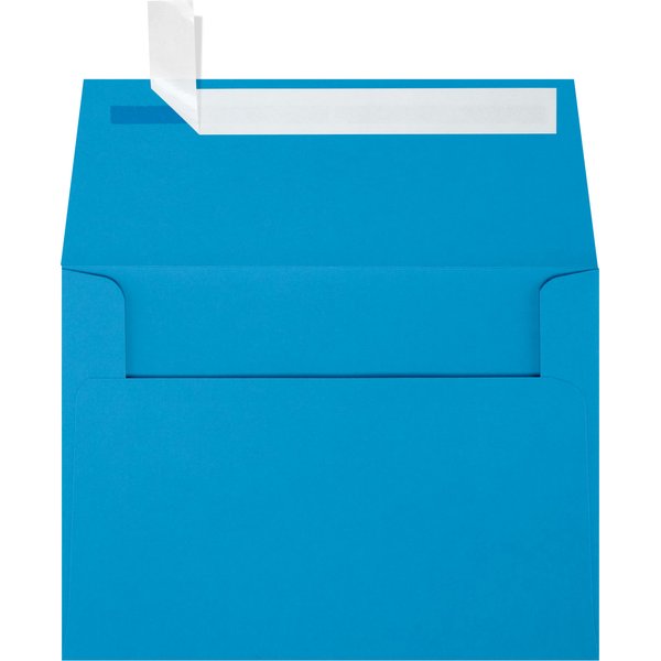 LUXPaper A6 Invitation Envelopes | Peel & Press | 4 3/4" x 6 1/2" | Pool Blue | 80lb. Text | 50 Qty