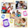 Aodaer 24 Pieces Mini Magnetic Drawing Board with Pen 4 Inch Backpack Keychain Clip Drawing Boards Erasable Doodle Board Sketch Pad Drawing Tablet for Birthday Gifts Car Trip Educational Toys