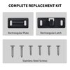 TONDA RV Screen Door Latch, Right Hand Handle Kit for Camper Motorhome Travel Trailer