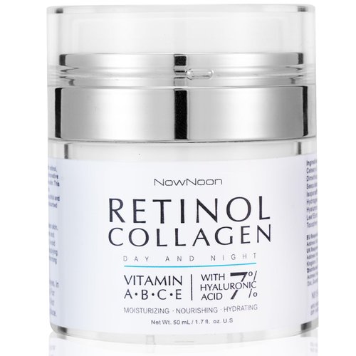 Night Cream Face Moisturizer with Retinol, Collagen, Niacinamide 10%, Anti Wrinkle Face Cream, Made in USA, Retinol Cream for Face, Anti Aging Face Cream, Face Moisturizer for Women, 1.7oz