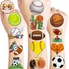 101 PCS Sports Ball Temporary Tattoos Themed Birthday Party Decorations Favors Supplies Decor Cute Basketball Football Baseball Soccer Tattoo Stickers Gifts For Boys Girls Class Prizes Carnival