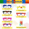 Lemicin 12 Pcs Building Bricks Glasses Building Blocks Games for Kids Birthday Party Favors Supplies, Boys Girls Carnival Party Games