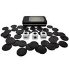 Left Right Center Dice Game Prime Set with 3 Dices + 40 Chips (Black)