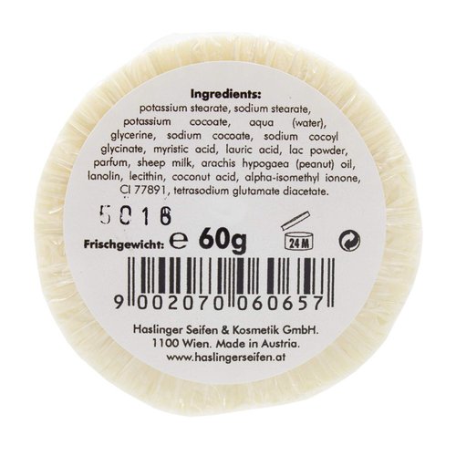 HASLINGER Sheep Milk Shaving Soap, 60 grams