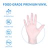 EDI Disposable Vinyl Gloves (Clear) - Powder-Free, Latex-Free (100, Small)