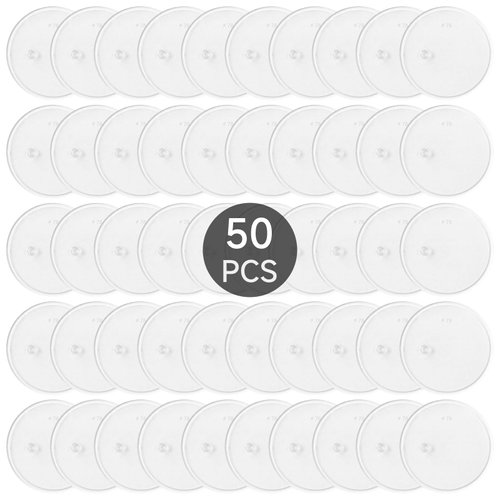 DisplayMore 50 Pieces Round Clear Action Figure Display Stands Compatible with 3.75 inch Vintage Gi joe Figure toy (Fit For 3.75 inch Vintage Gi joe(Clear))