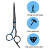 Haircut Scissors Thinning Shears for Hair Cutting, Fcysy Professional Barber Scissors Kit Hair Scissors Hairdresser Blending Scissors Set, Hair Trimming Shears Wig Styling Scissors Barber Accessories