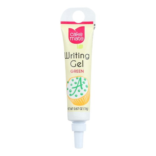 Cake Mate Decorating Icing Gel - Green 0.67 Ounce 6 Per Case.