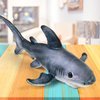 Madzee Plush Realistic Shark Stuffed Animal Toy 12 inches, Soft Plushie Christmas Birthday Gifts for Boys Girls Kids Toddlers