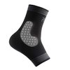 Protle Adjustable Foot Socks, Ankle Brace Compression Support Sleeve with Silicone Gel, Arch Support - Boosts Recovery from Joint Pain, Sprain, Plantar Fasciitis (Black-Medium)