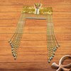 Cleopatra Headpiece Egyptian Headpiece for Women Egyptian Costume Accessories Beaded Headdress Cleopatra Costume Hat Cleopatra's Headdress Jewelry for Cosplay Party Carnival Halloween Gold Color