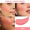 FV Liquid Blush, Long Lasting & Blendable Cream Blush for Cheeks, High Pigmented Dewy Blush Makeup, Buildable Face Blushes for Healthy Natural Finish (cheer)